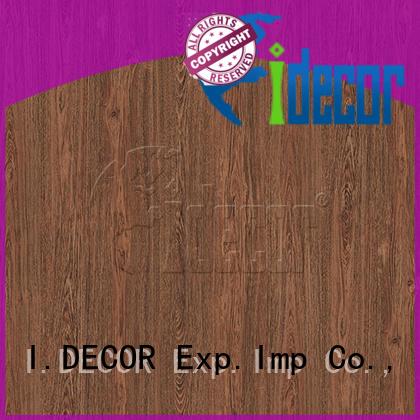 I.DECOR stable wood effect on paper from China for guest room