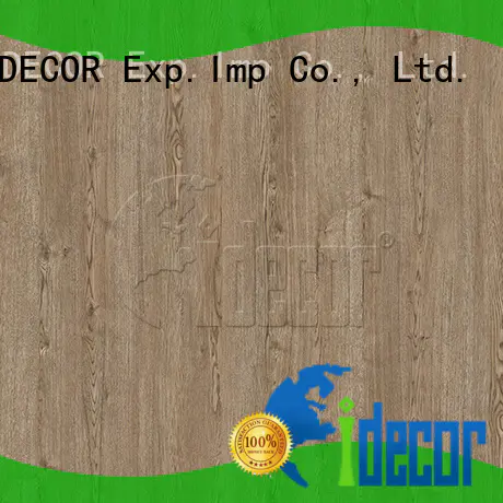 I.DECOR wood effect craft paper customized for guest room