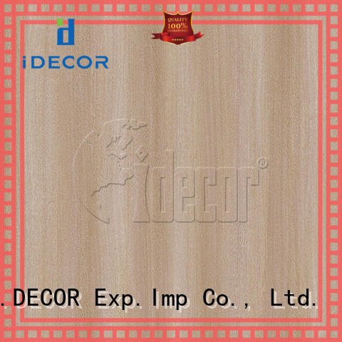 I.DECOR fake wood paper from China for guest room