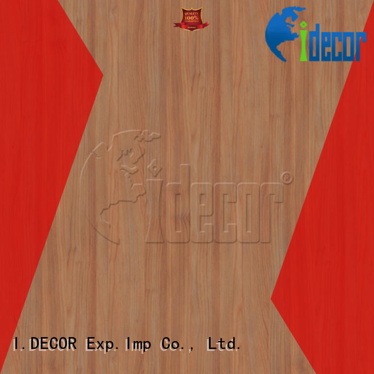 I.DECOR wood style paper directly sale for guest room