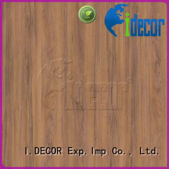 I.DECOR real wood finish paper customized for study room
