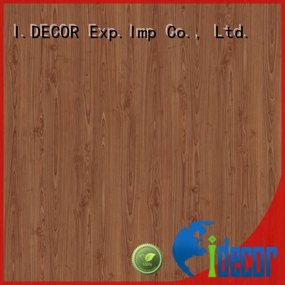 I.DECOR approved walnut decorative paper supplier for school