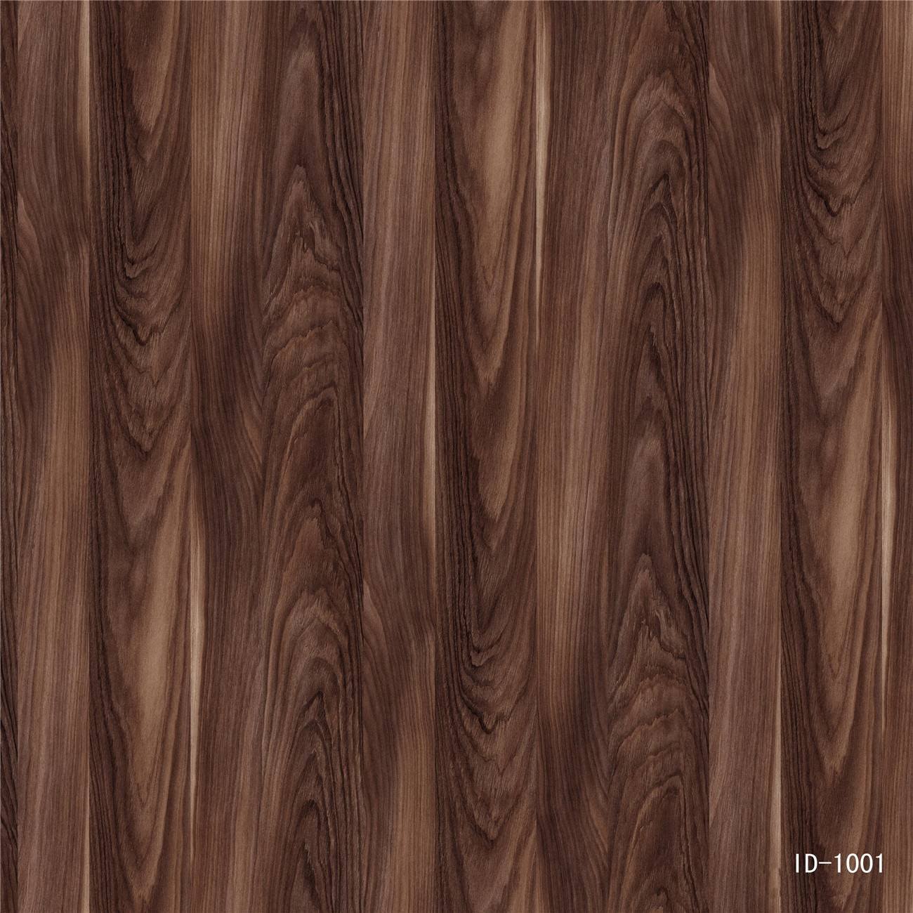 ID1001 idecor hot sale walnut sychronized decor paper